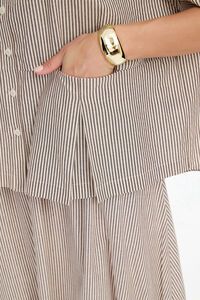 Tirelli Pleat Pocket Stripe Shirt