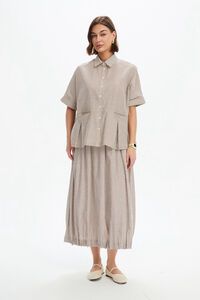 Tirelli Pleat Pocket Stripe Shirt