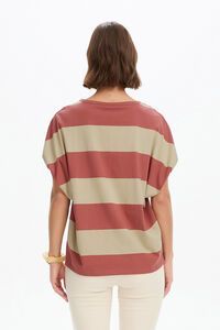 Tirelli Stripe Bubble Sleeve Tee