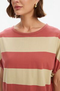 Tirelli Stripe Bubble Sleeve Tee