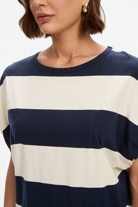 Tirelli Stripe Bubble Sleeve Tee
