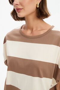Tirelli Stripe Bubble Sleeve Tee