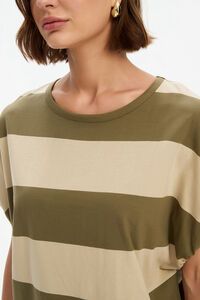 Tirelli Stripe Bubble Sleeve Tee