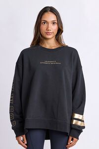 Foxwood Origin Metallic Black Crew