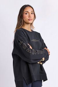 Foxwood Origin Metallic Black Crew