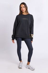 Foxwood Origin Metallic Black Crew