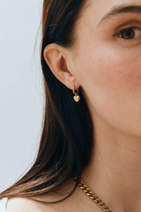 Edblad Barley Gold Hoops Earrings