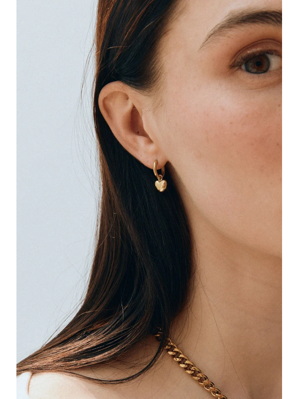 Edblad Barley Gold Hoops Earrings