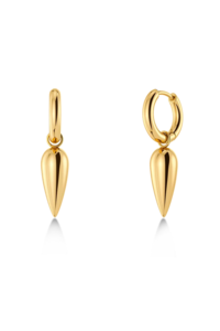 Edblad Peak Spike Hoops Gold Earrings