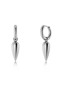 Edblad Peak Spike Hoops Silver Earrings