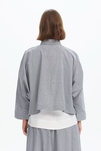 Tirelli Wide Crop Gingham Overshirt