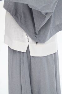 Tirelli Wide Crop Gingham Overshirt