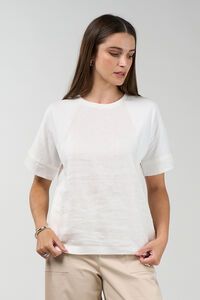 Madly Sweetly Mixed Media Tee - Pre Order 