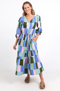 Elm Odyddey Midi Dress