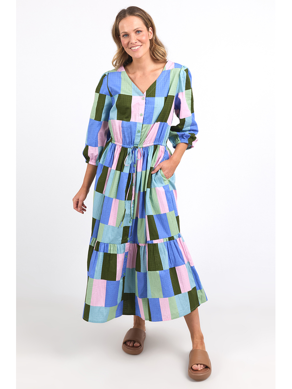 Elm Odyddey Midi Dress