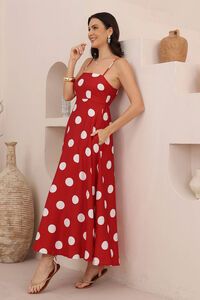 Iris Maxi Portofino Polka Dot Maxi Dress