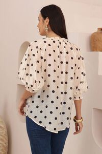 Iris Maxi Delia Polka Dot Top