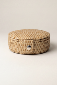 Stella + Gemma Woven Round Jewel Box