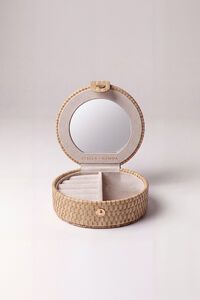Stella + Gemma Woven Round Jewel Box