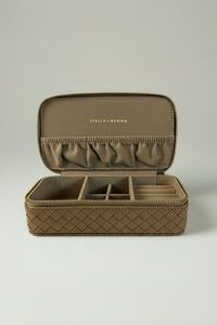 Stella + Gemma Large Woven Travel Jewel Case