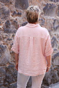 La Strada Linen Fashionista Girl Shirt