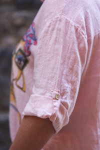 La Strada Linen Fashionista Girl Shirt