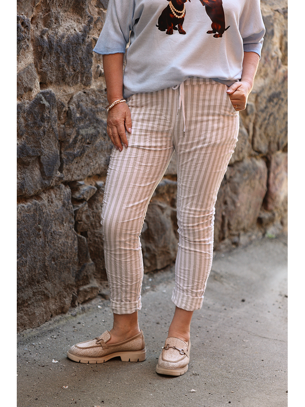 La Strada Striped Pants