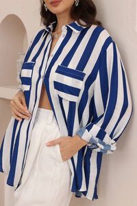 Iris Maxi Classic Stripe Shirt