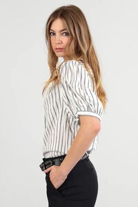 Storm Self Stripe Linen Shirt