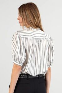 Storm Self Stripe Linen Shirt