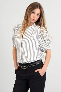 Storm Self Stripe Linen Shirt
