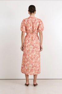 Adorne Vivi Linen Midi Dress