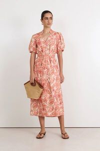 Adorne Vivi Linen Midi Dress