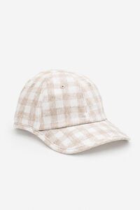 Antler Gingham Cap