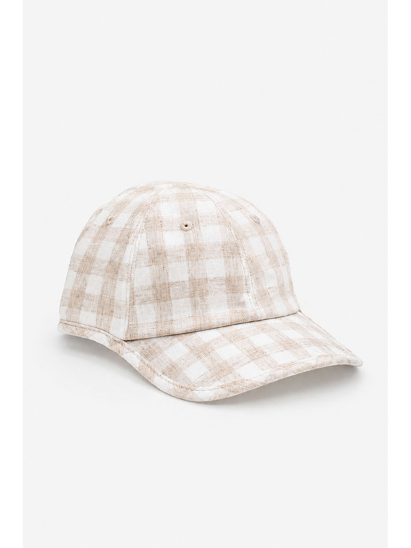 Antler Gingham Cap