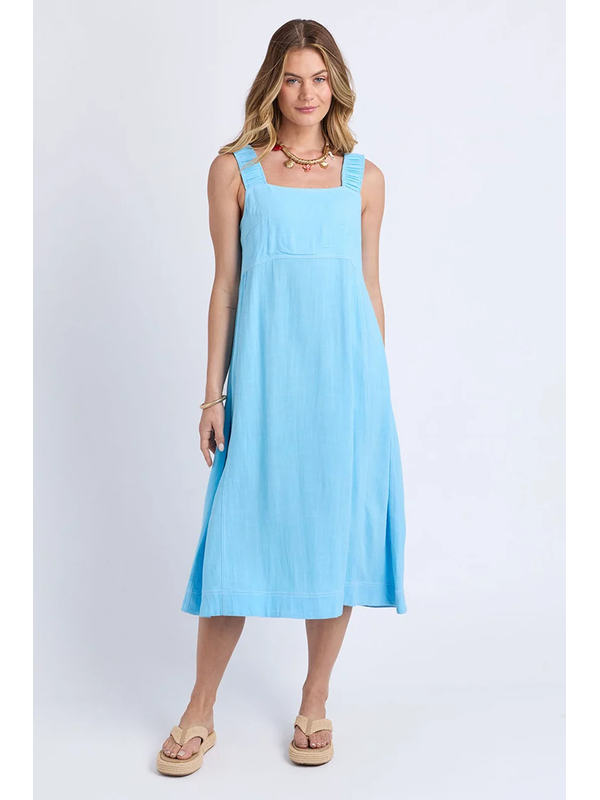 Foxwood Sage Denim Dress