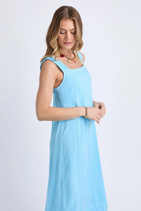 Foxwood Sage Denim Dress